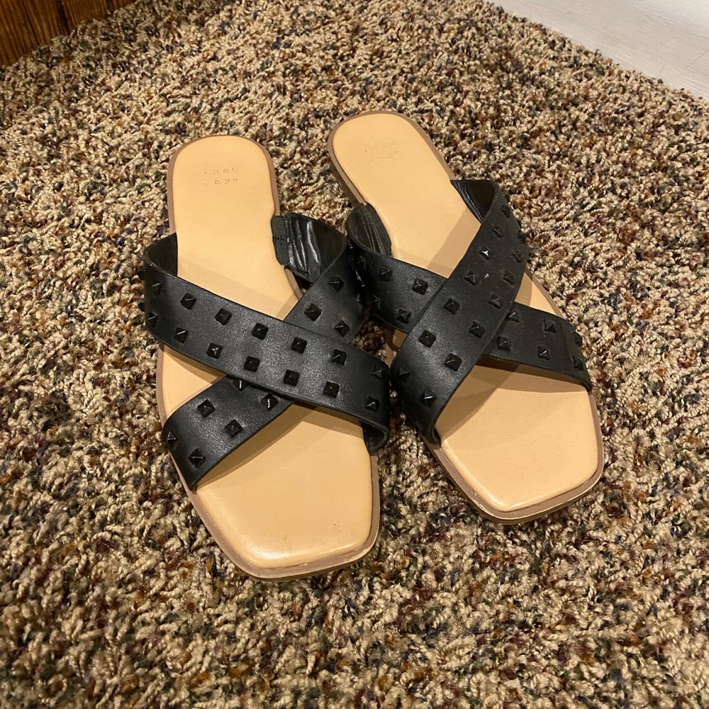 Target - A new day - 7.5 - studded sandals, black